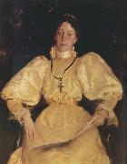 William Merritt Chase Golden noblewoman china oil painting artist